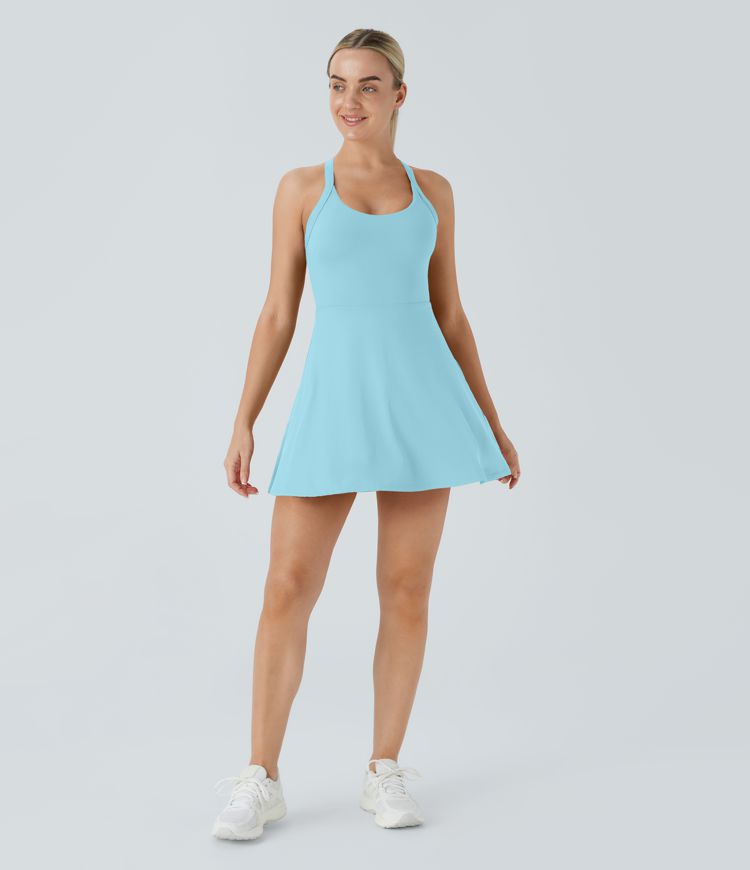 Backless Twisted Active Dress