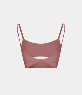 Double Straps Cropped Yoga Tank Top