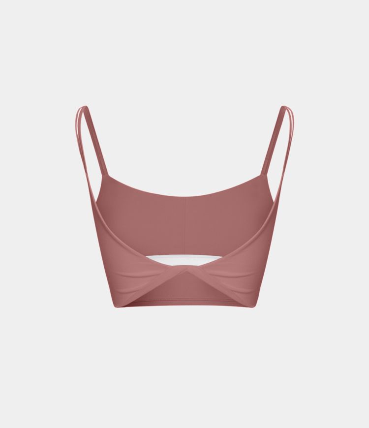 Double Straps Cropped Yoga Tank Top