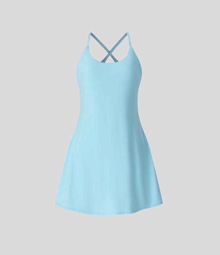 SoftlyZero™ Plush Backless Active Dress