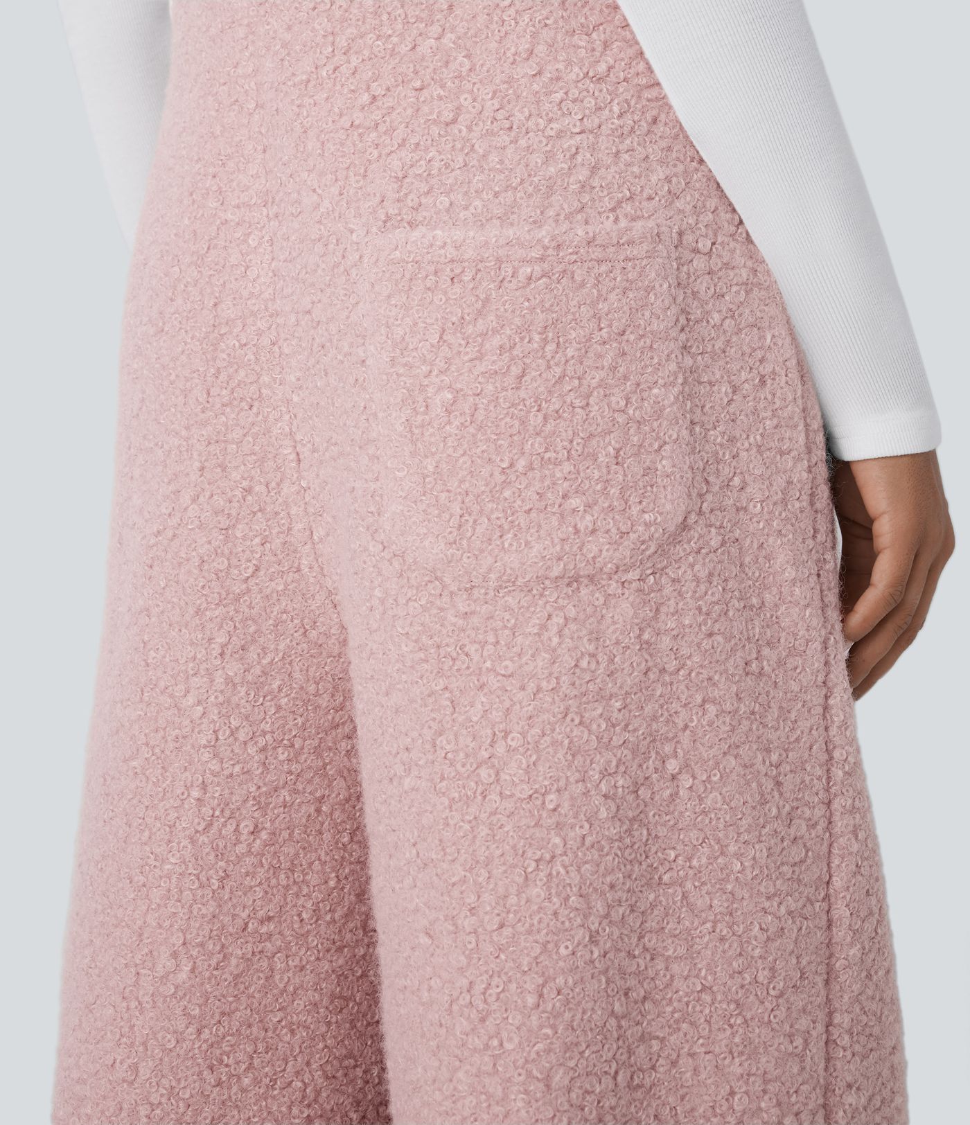 Pockets Casual Teddy Overalls