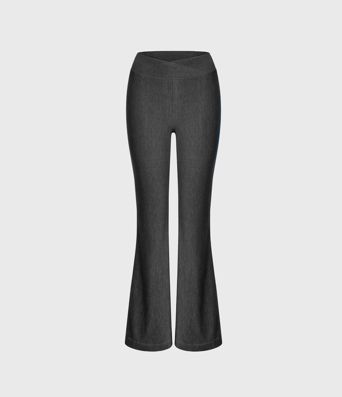 Halara Flex™ High Waisted Crossover Casual Flare Jeans