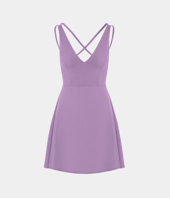 Flare Mini Slip Dance Active Dress