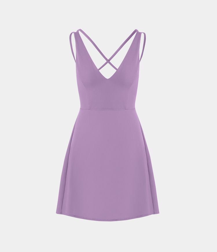 Flare Mini Slip Dance Active Dress