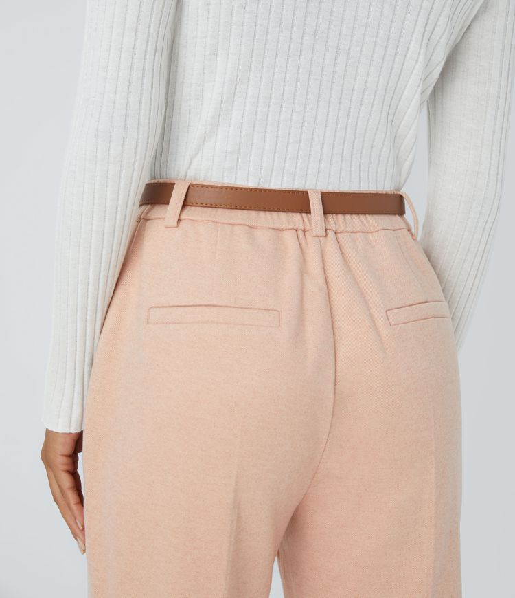 Horseshoe Buckle PU Leather Belt