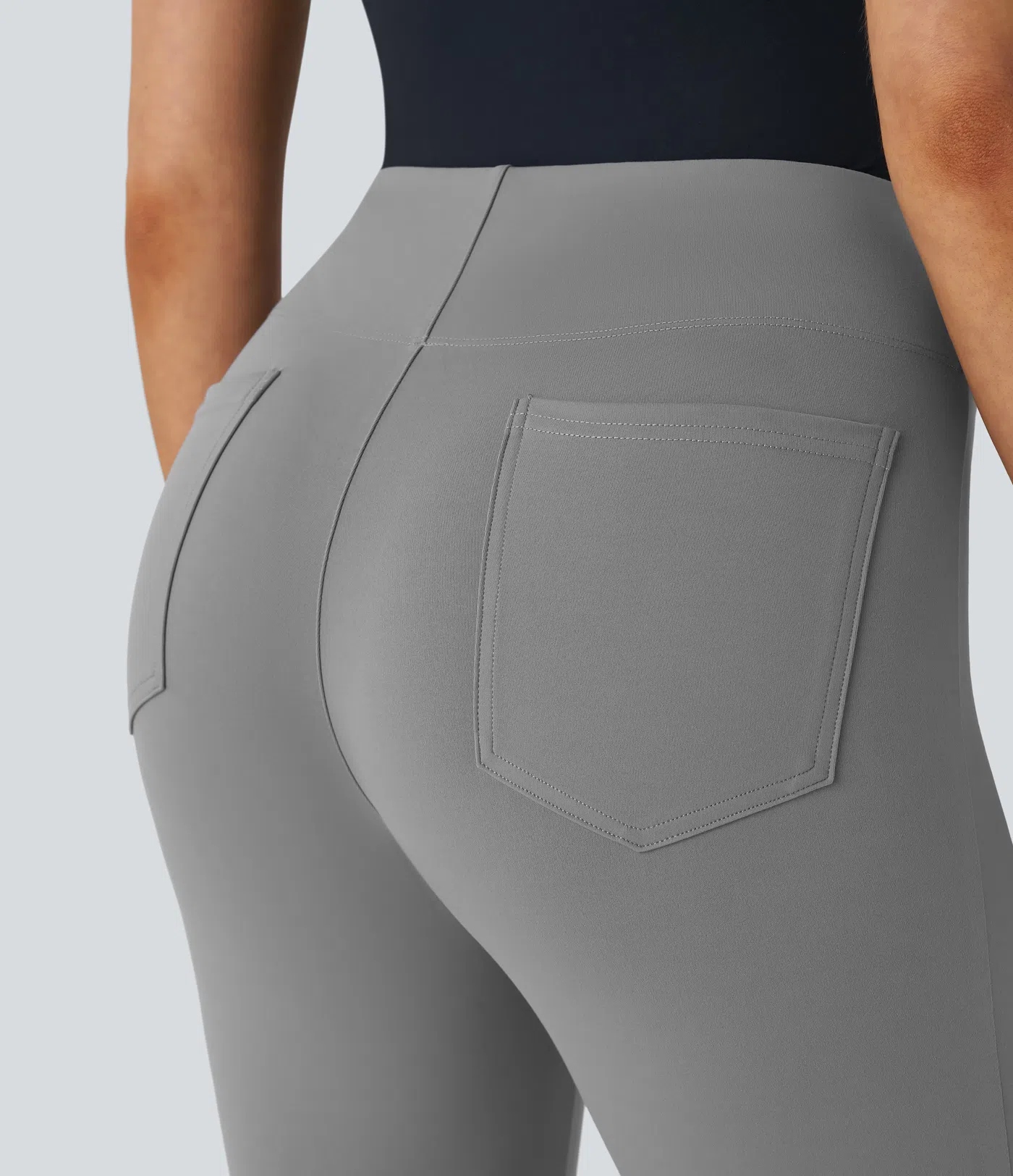 Halara Flex™ SculptKnit - Schmal zulaufende Arbeitshose mit hohem Bund und Seitentaschen