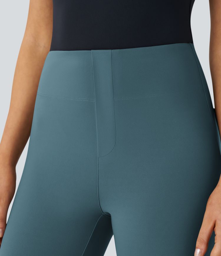 Pantalón Halara Flex™ oficina ajustado tiro alto bolsillo lateral posterior