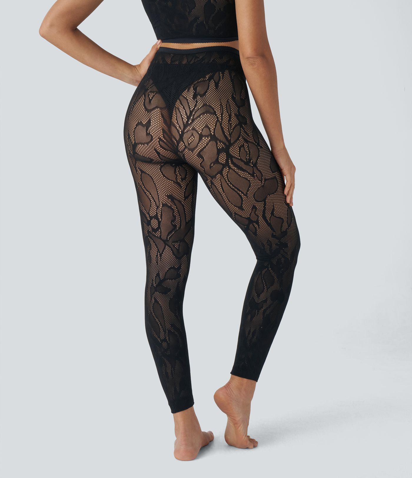 Seamless Flow High Waisted Cut Out Casual Leggings