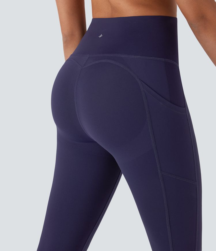 SpeedWave™ High Waisted Tummy Control Butt Lifting Quick Dry 7/8 Workout Leggings with Pocket