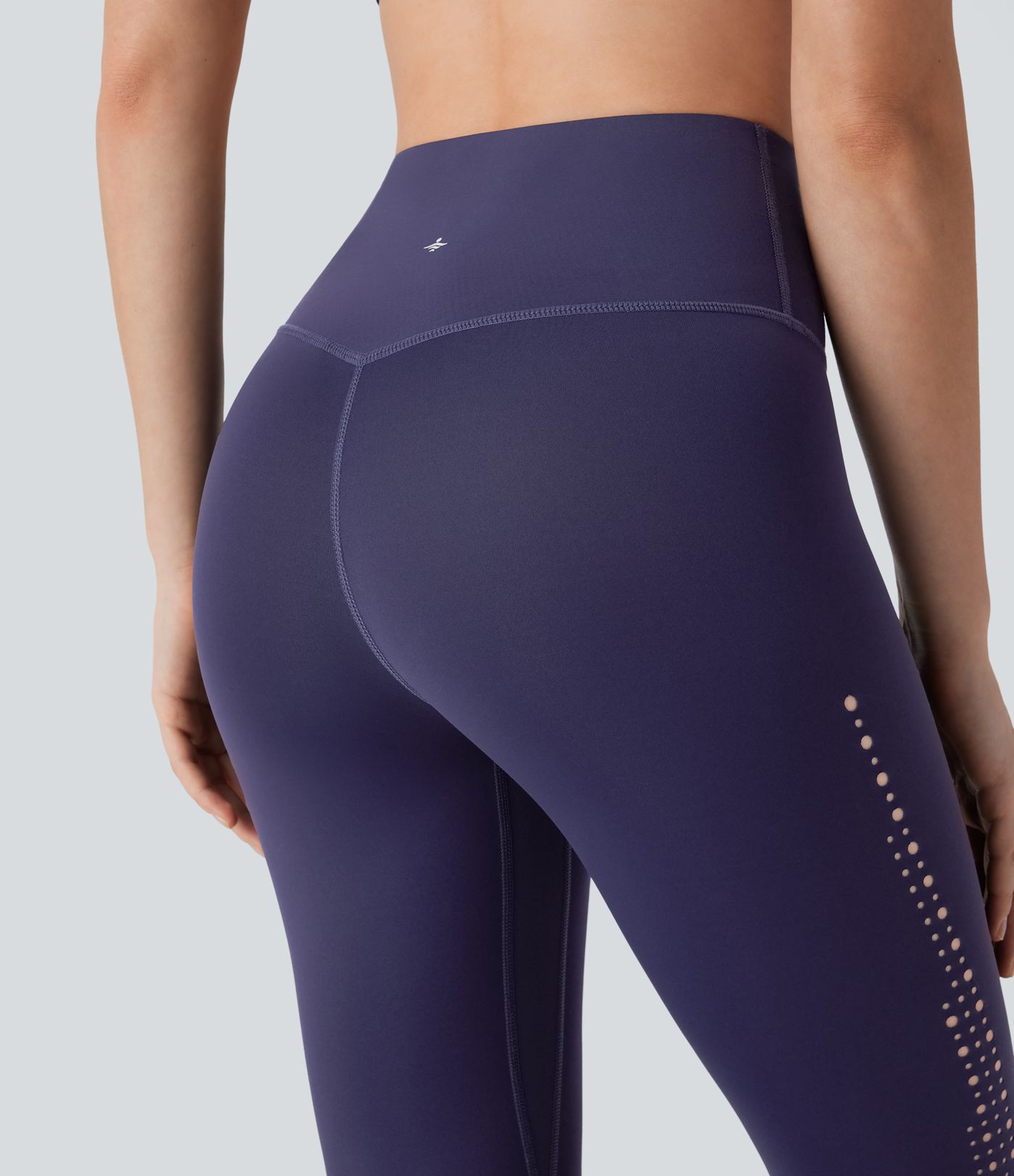 SpeedWave™ High Waisted Tummy Control Perforated Quick Dry Workout Leggings