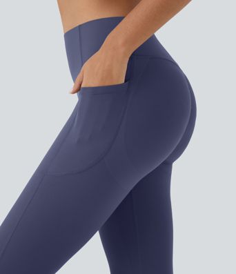 Halara UltraSculpt™ High Waisted Scrunch Butt Lifting Tummy Control Pocket Shaping Capri Training Leggings