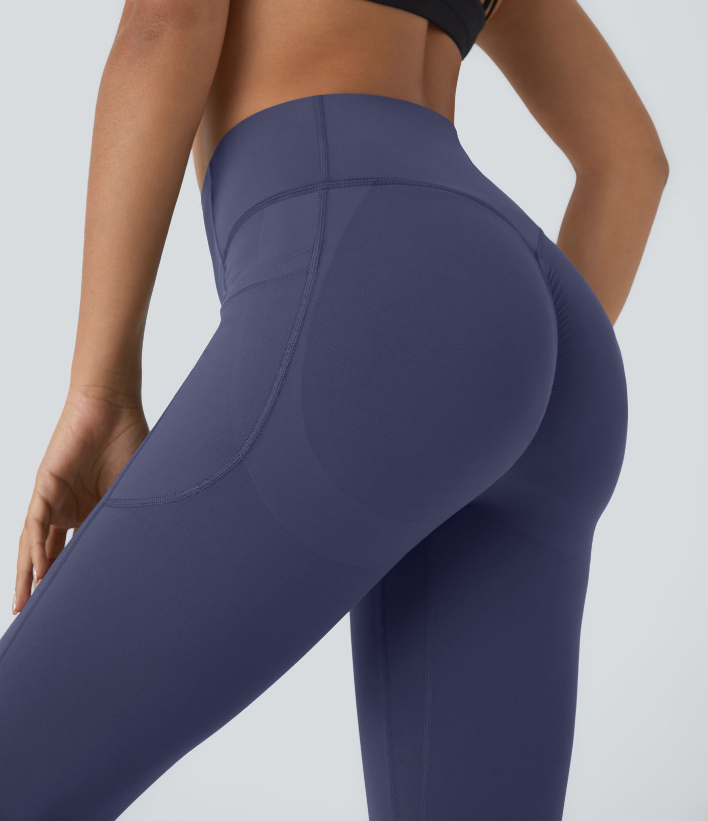 Halara UltraSculpt™ High Waisted Scrunch Butt Lifting Tummy Control Pocket Shaping Capri Training Leggings