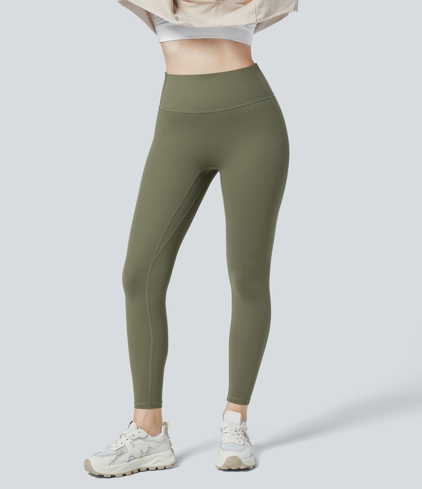 Halara UltraSculpt™ High Waisted Ruched Tummy Control Butt Lifting Yoga 7/8 Leggings