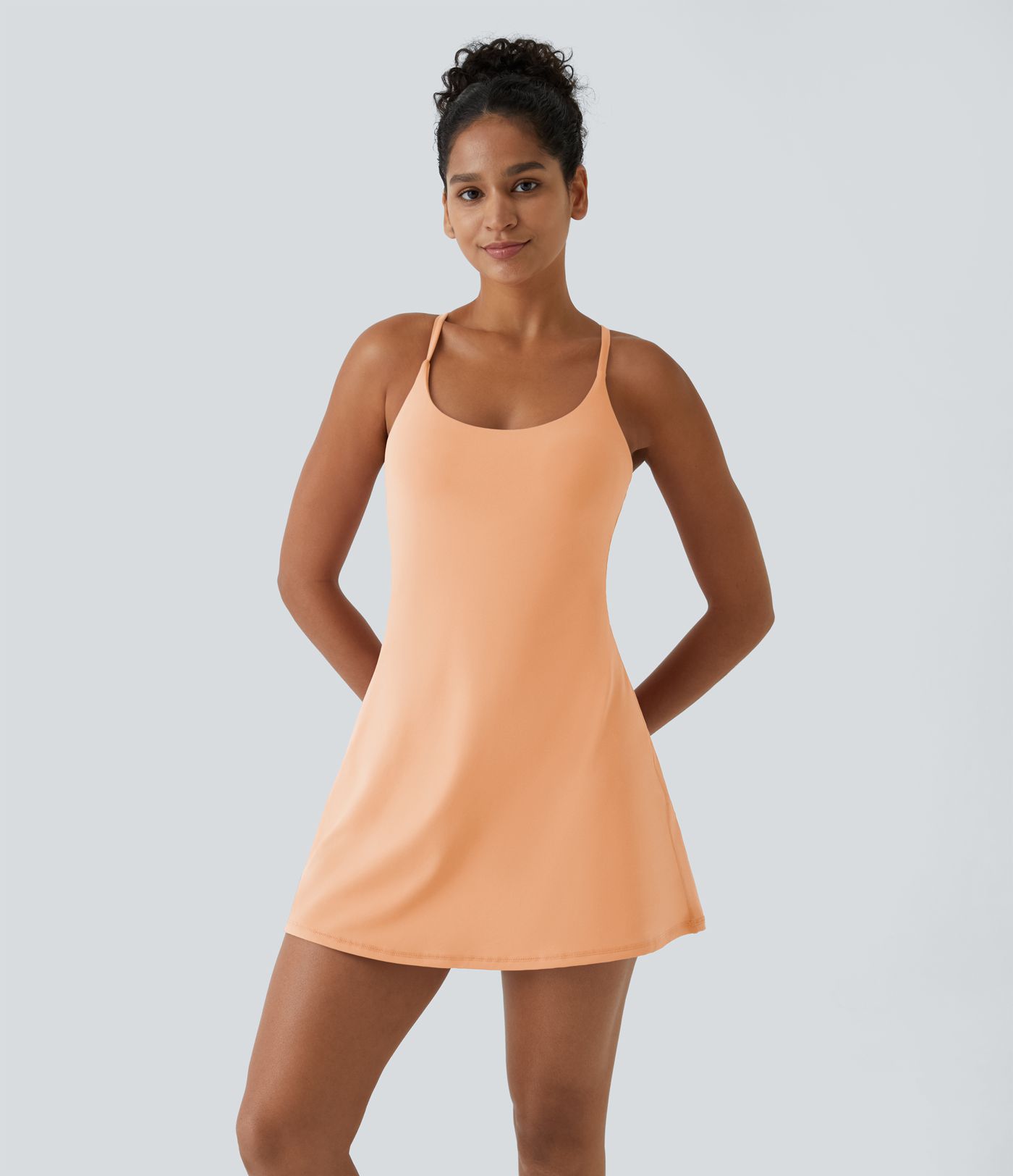 SoftlyZero™ Plush Backless Active Dress-Easy Peezy Edition