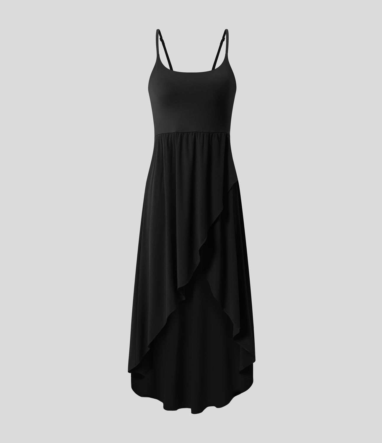 Breezeful™ High Low 2-Piece Pocket Flowy Midi Quick Dry Casual Dress Breezeful™ High Low 2-Piece Pocket Flowy Midi Quick Dry Casual Dress