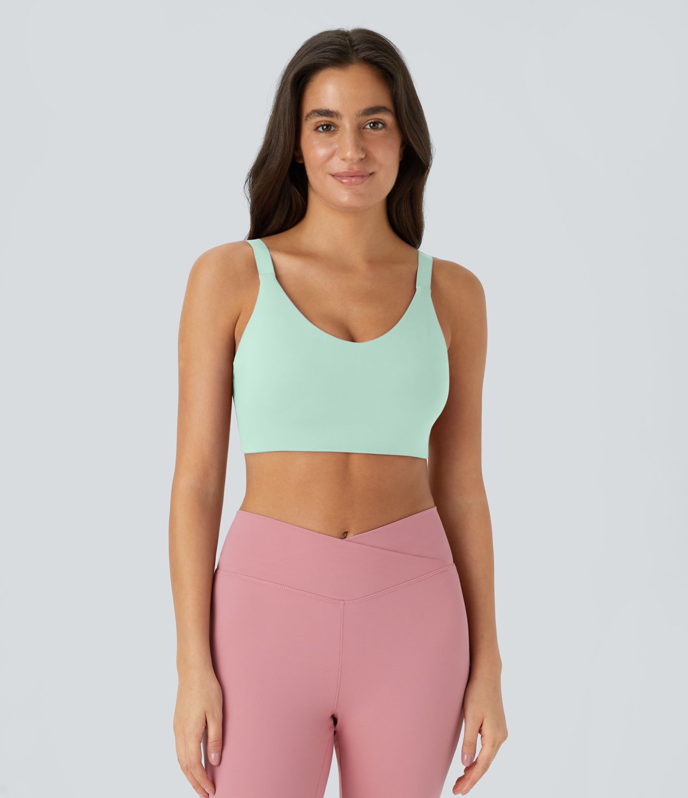 Low Support Cut Out Yoga Sports Bra