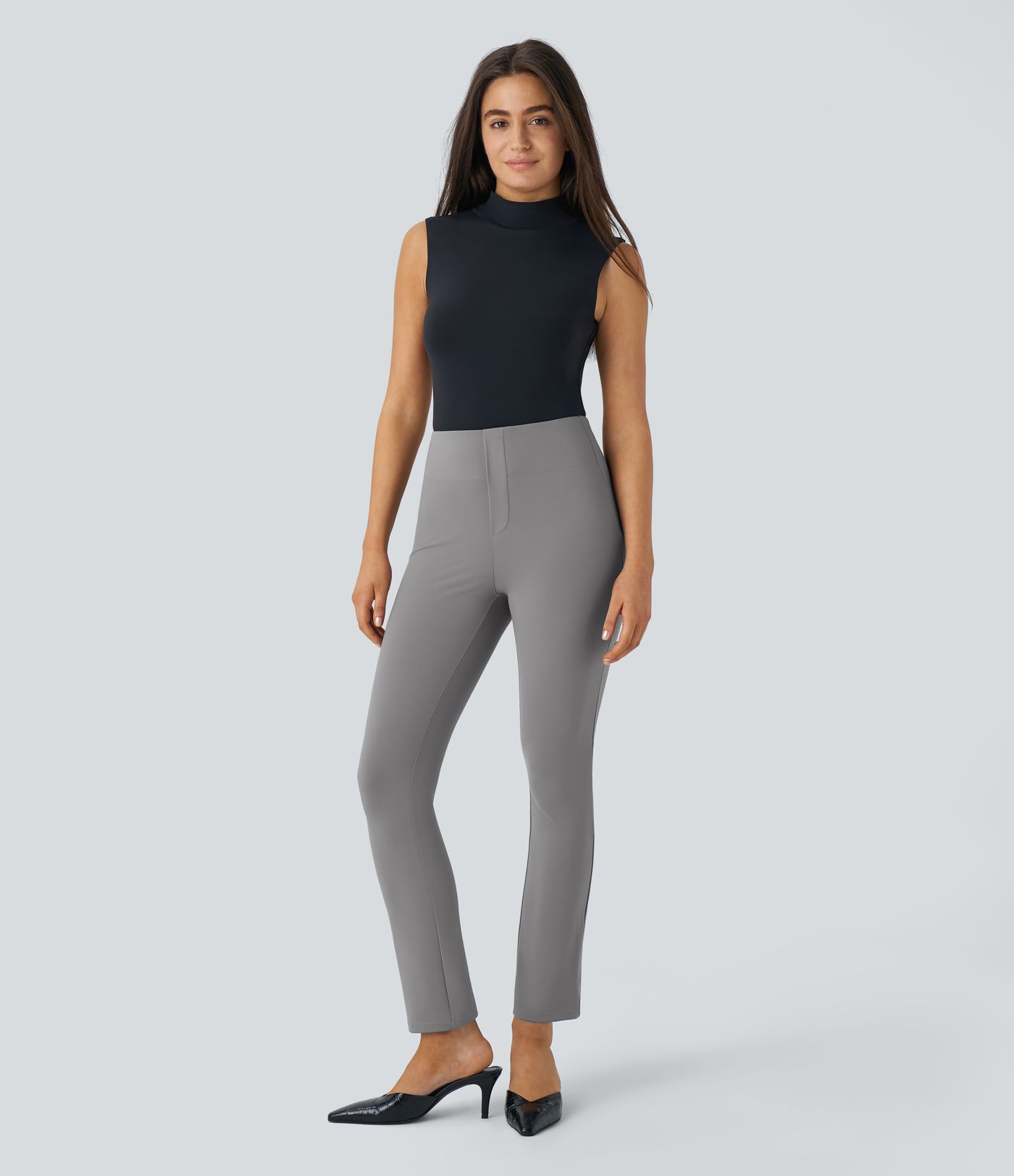 Halara Flex™ SculptKnit - Schmal zulaufende Arbeitshose mit hohem Bund und Seitentaschen