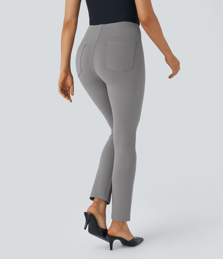 Halara Flex™ High Waisted Back Side Pocket Tapered Work Pants