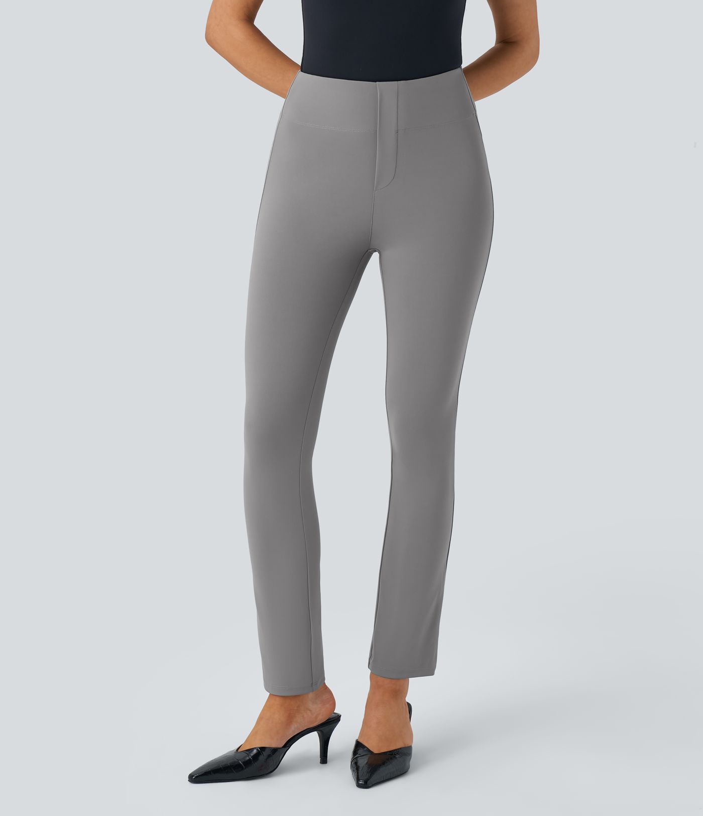 Halara Flex™ SculptKnit - Schmal zulaufende Arbeitshose mit hohem Bund und Seitentaschen