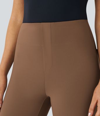 Pantalon de travail Halara Flex™ Taille Haute à Poches et Coupe Fuselée