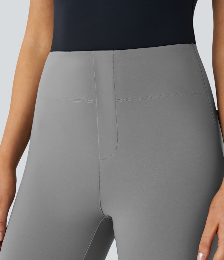 Pantalón Halara Flex™ oficina ajustado tiro alto bolsillo lateral posterior