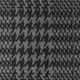 Charcoal Black Houndstooth Plaid
