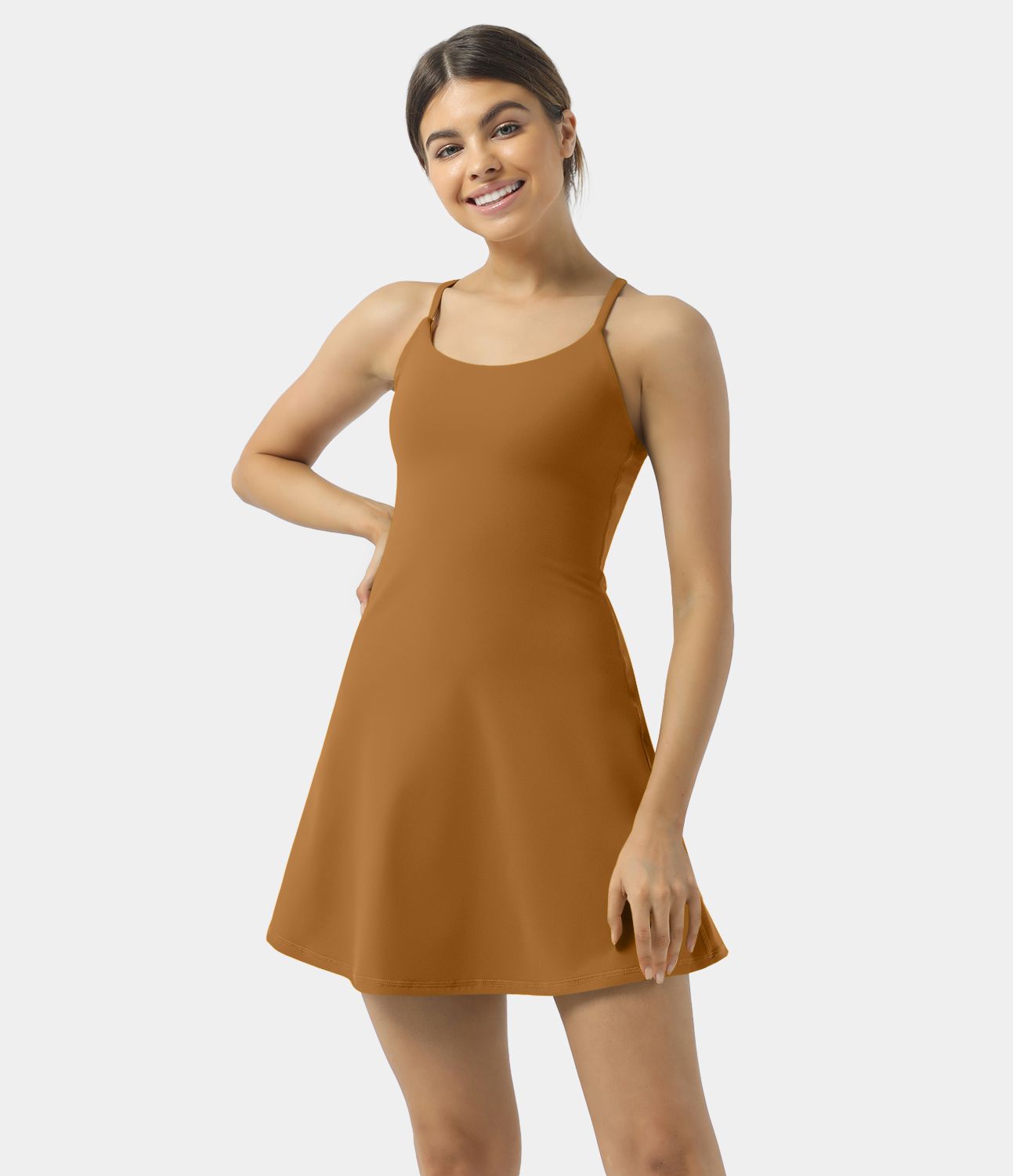 SoftlyZero™ Plush Backless Active Dress