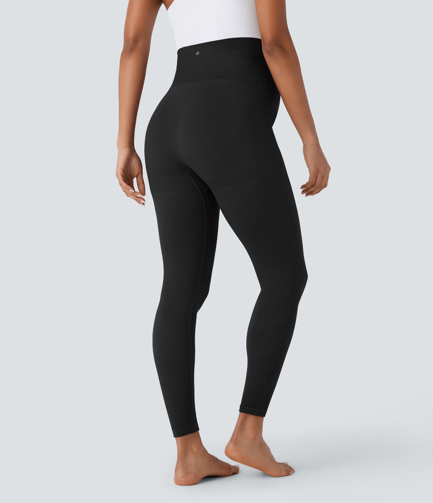 Naadloze Flow – 7/8 zwangerschaps-yogaleggings met superhoge taille