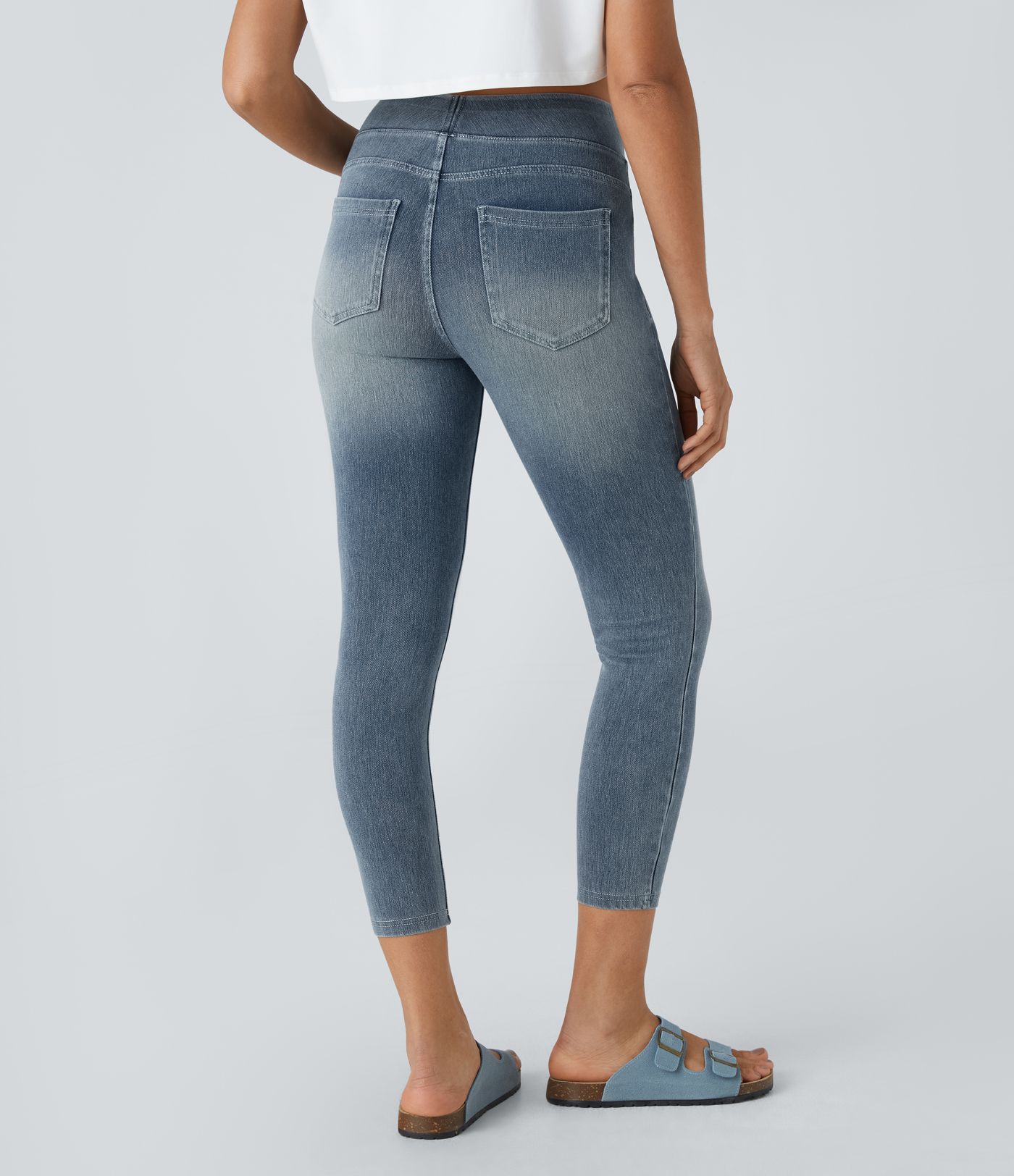 Halara Flex™ High Waisted Pockets Denim Casual Leggings