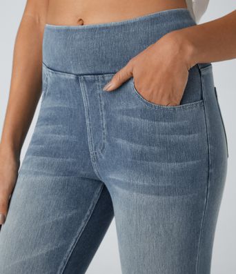 Halara Flex™ High Waisted Pockets Denim Casual Leggings