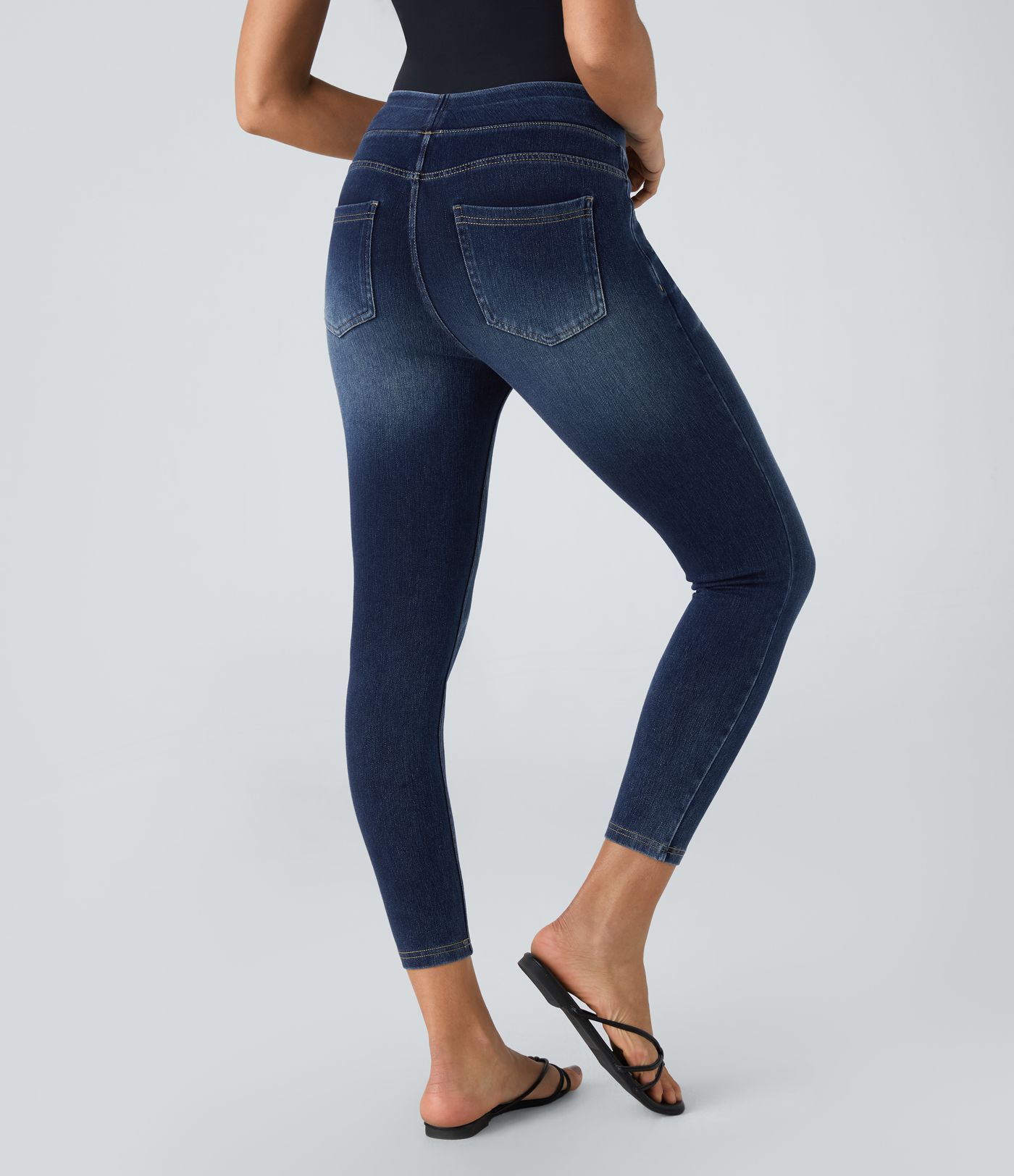 Halara Flex™ High Waisted Pockets Denim Casual Leggings