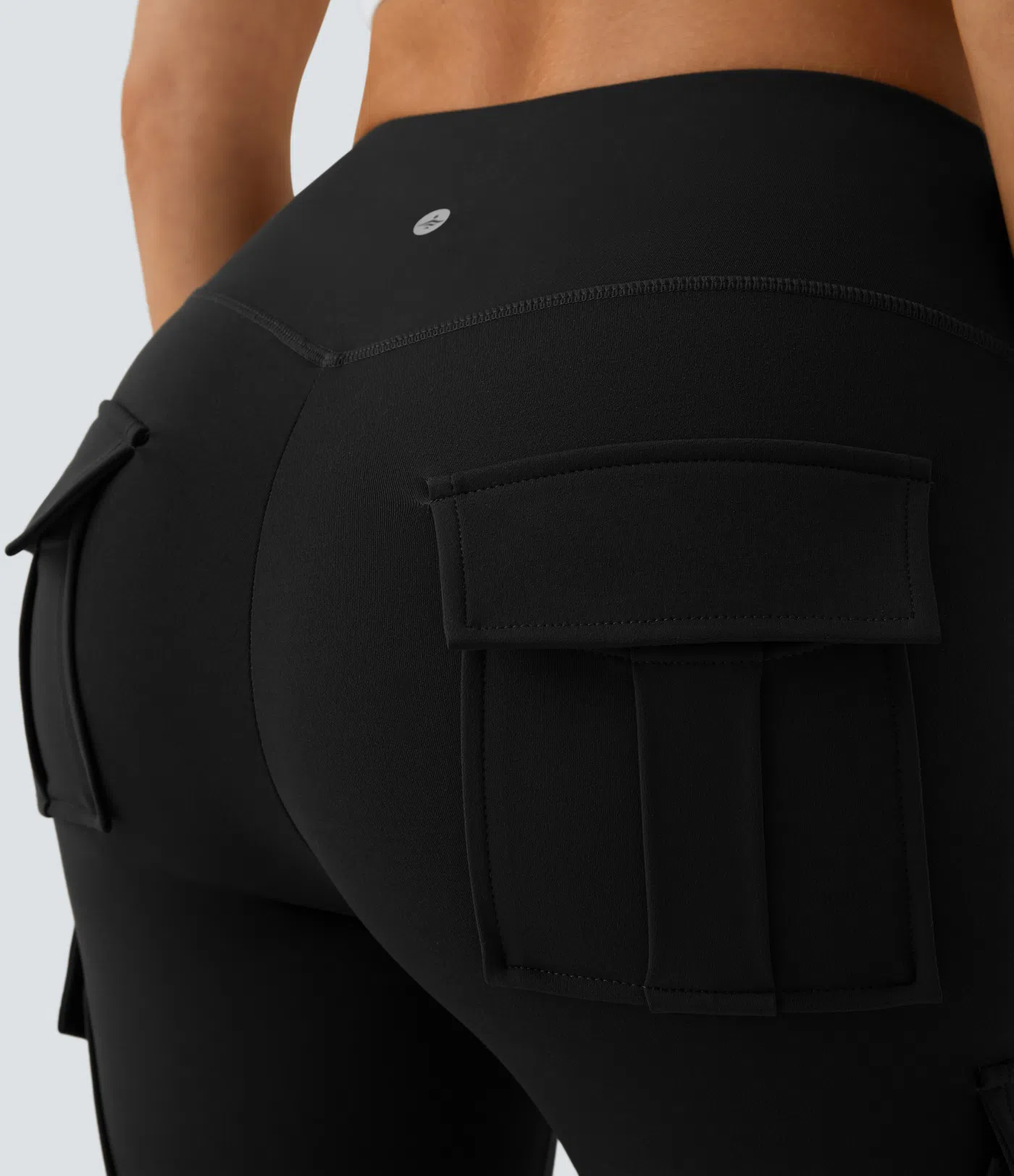 High Waisted Cargo Pocket Skinny Yoga Leggings