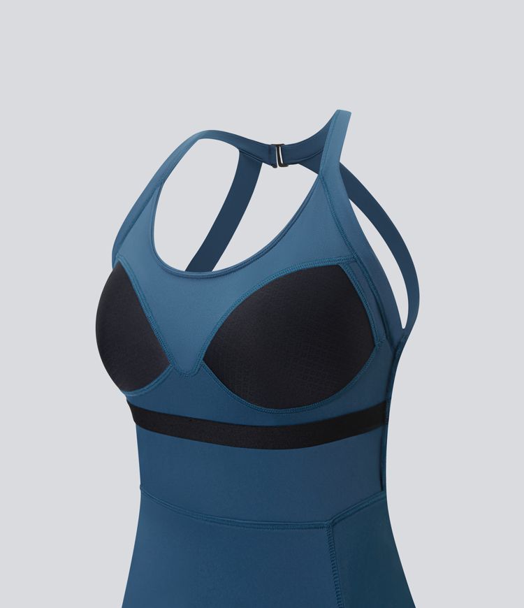 SoftlyZero™ Airy Molded Cups Cool Touch Dance Active Dress-Easy Peezy Edition