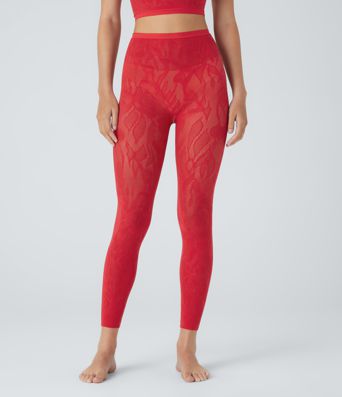 Leggings décontractés Taille Haute avec Découpes Fluides