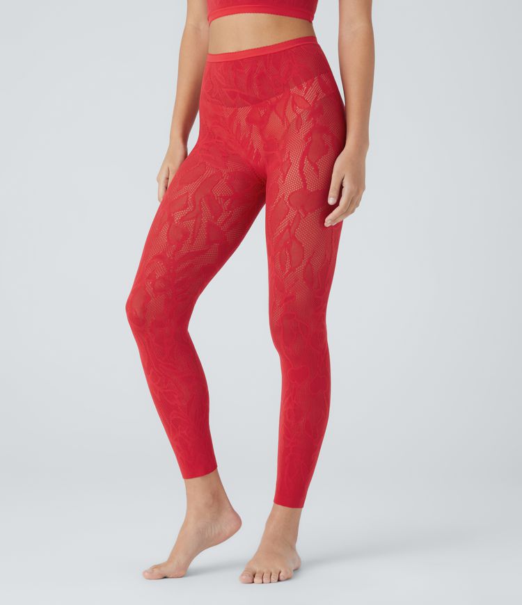 Leggings décontractés Taille Haute avec Découpes Fluides