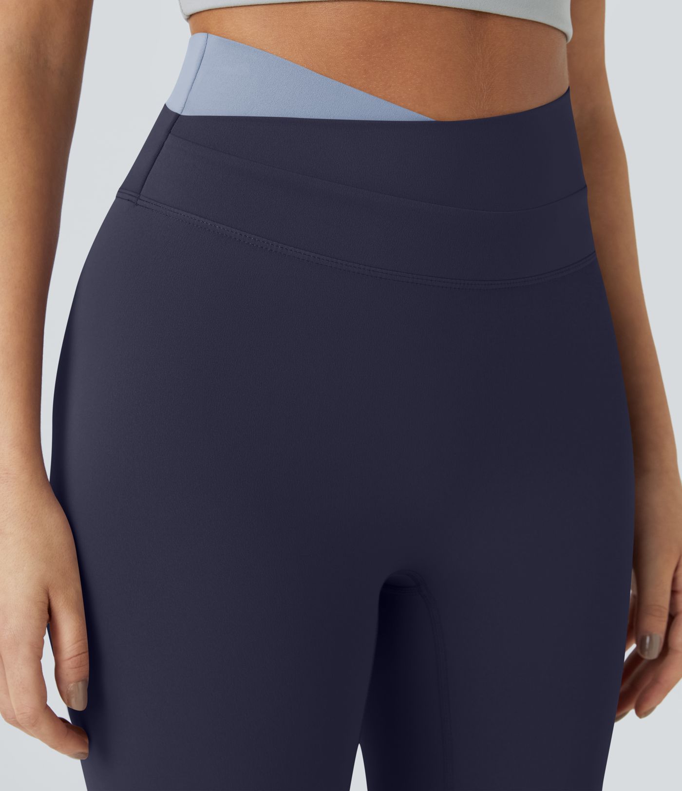 Softlyzero™ Legging Color Block Croisés - UPF50+