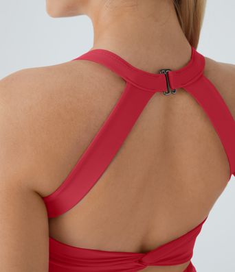 Robe active dos nu torsadée