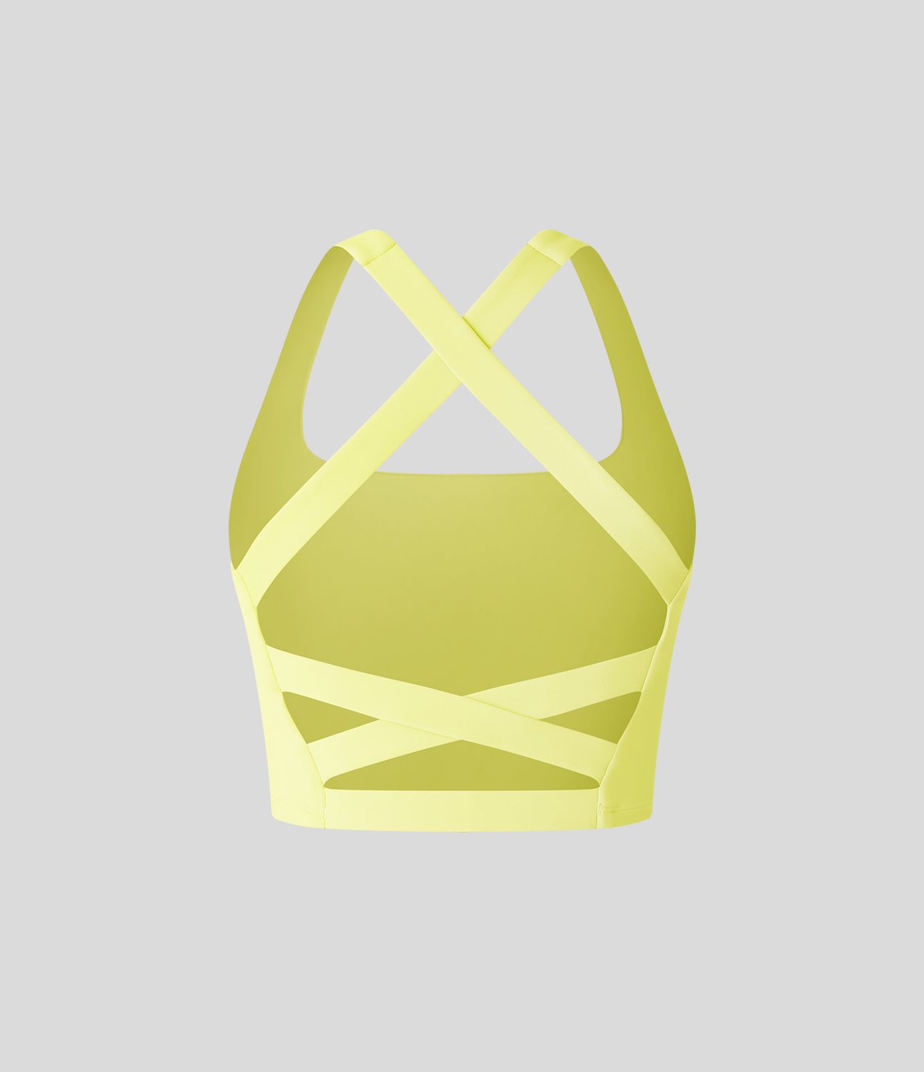 Débardeur yoga court SoftlyZero™ Airy décolleté carré dos nu bretelles croisées toucher frais A-C - UPF50+