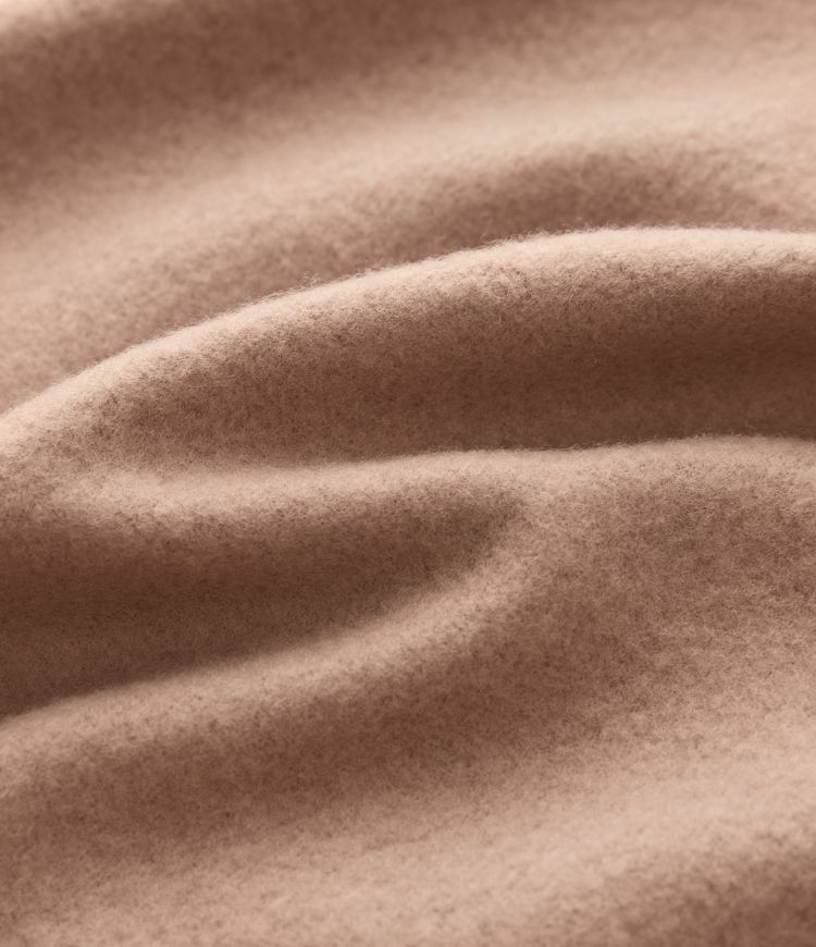 Pantalon décontracté en polaire taille moyenne avec poches latérales