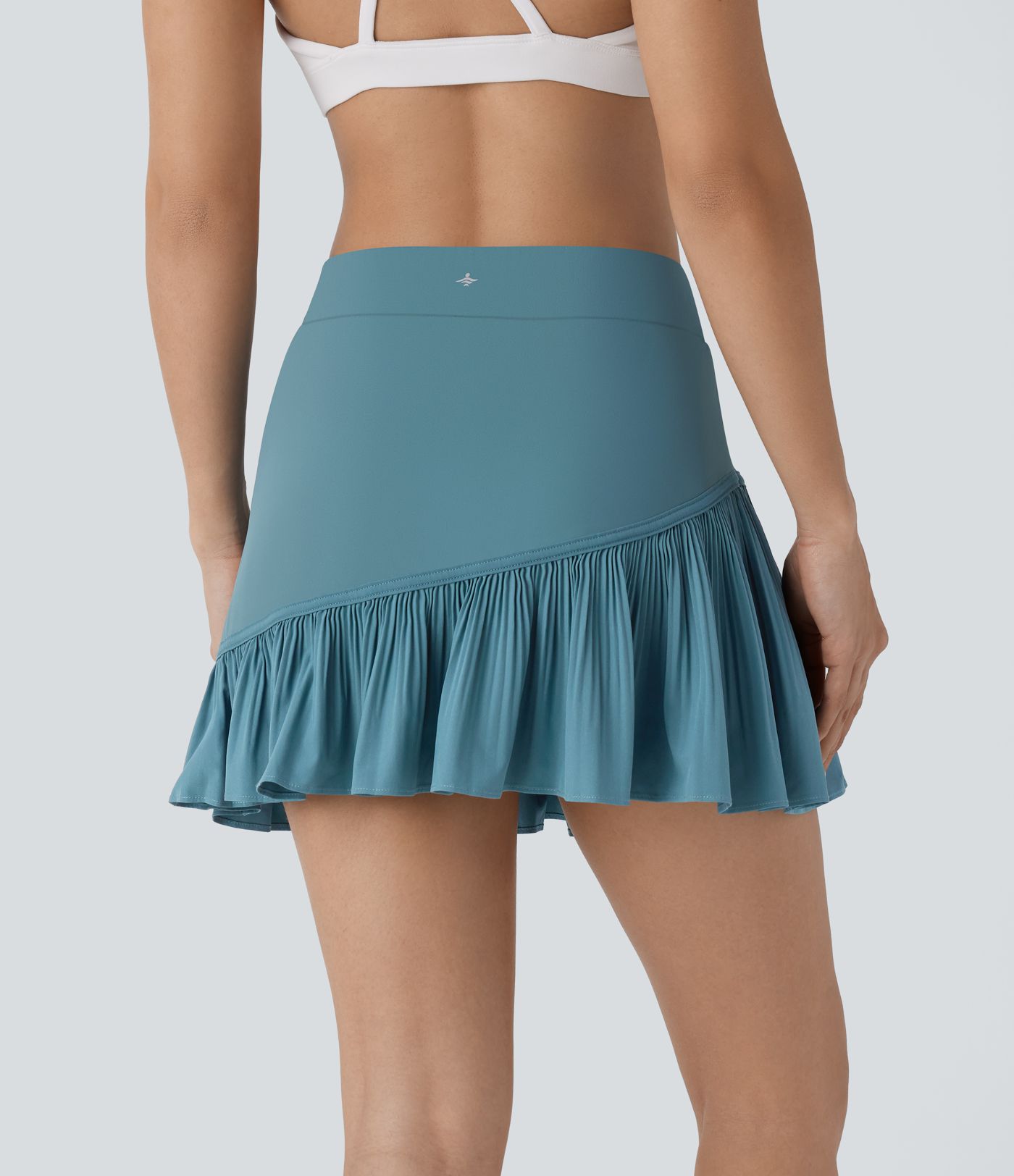 Breezeful™ Jupe-short mini plissée 2-en-1 taille haute avec poche latérale séchage rapide pour padel