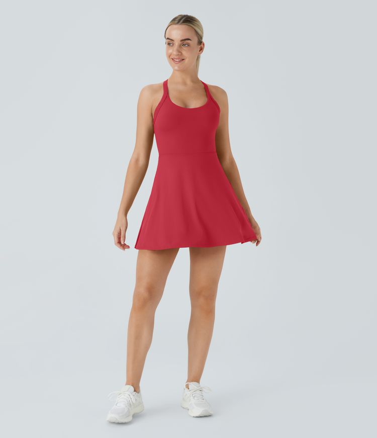 Robe active dos nu torsadée