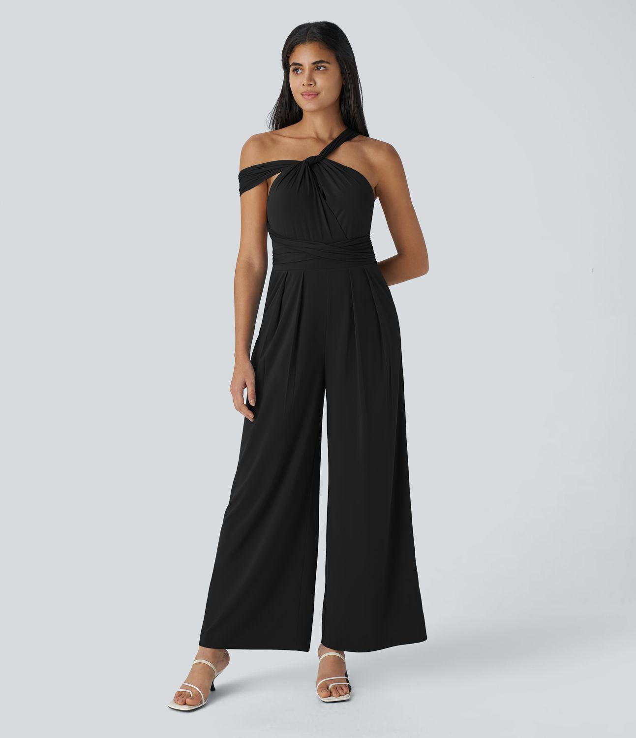 Breezeful™ Tie Pocket Quick Dry Jumpsuit