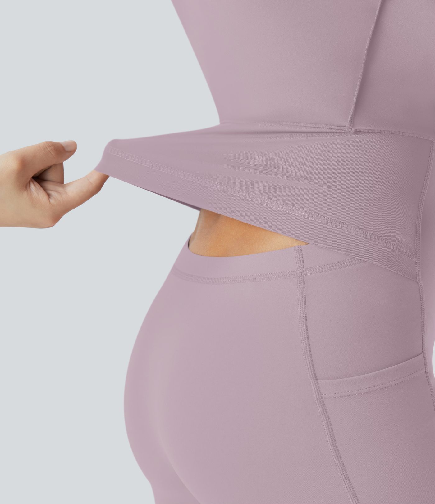 백리스 트위스트 액티브 원피스