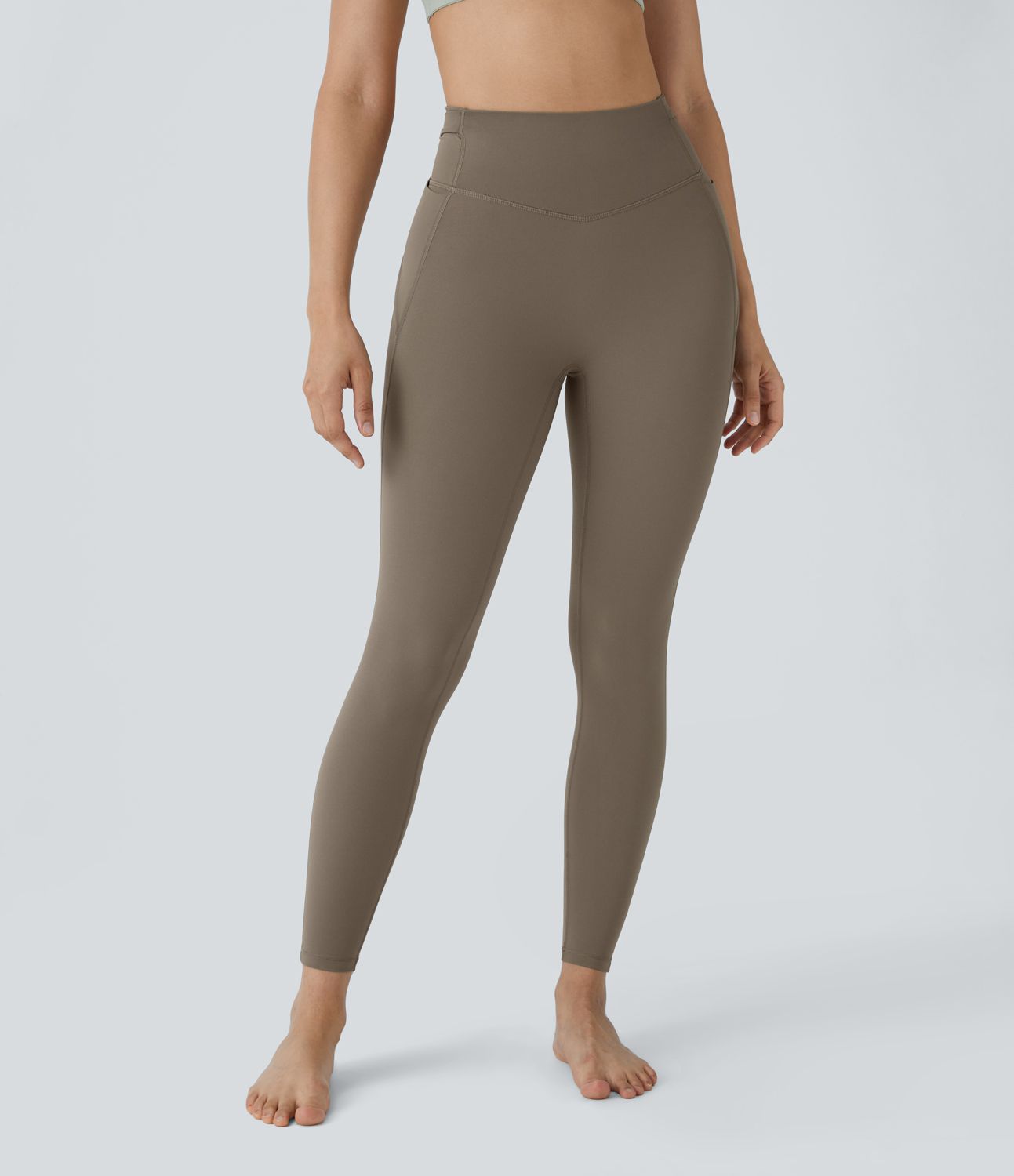 Halara UltraSculpt™ High-Waist Crossover Backstrap 7/8 Length Workout Leggings