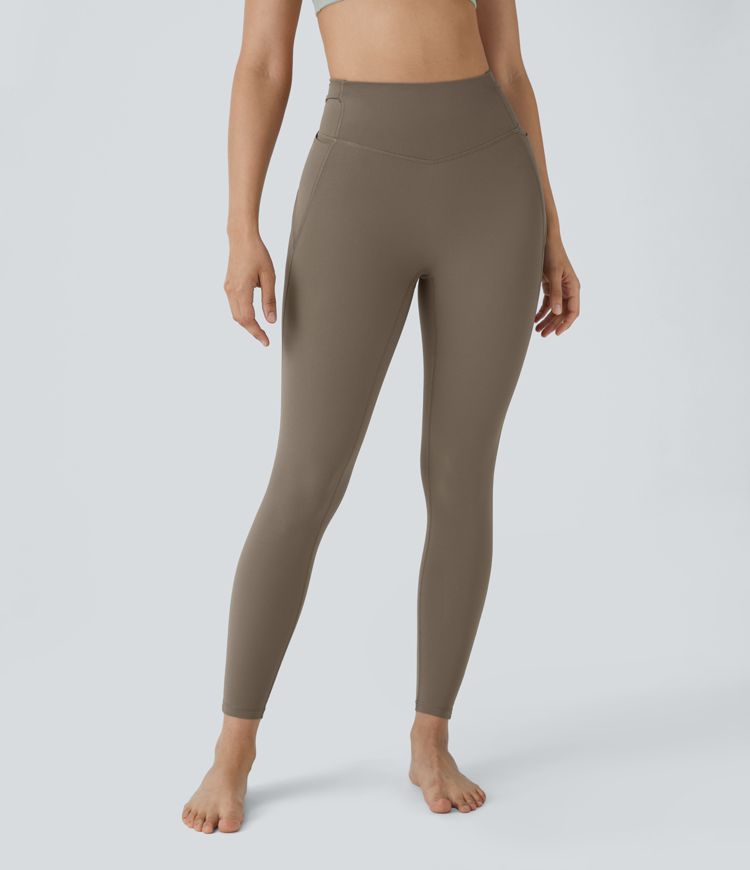 Halara UltraSculpt™ High-Waist Crossover Backstrap 7/8 Length Workout Leggings