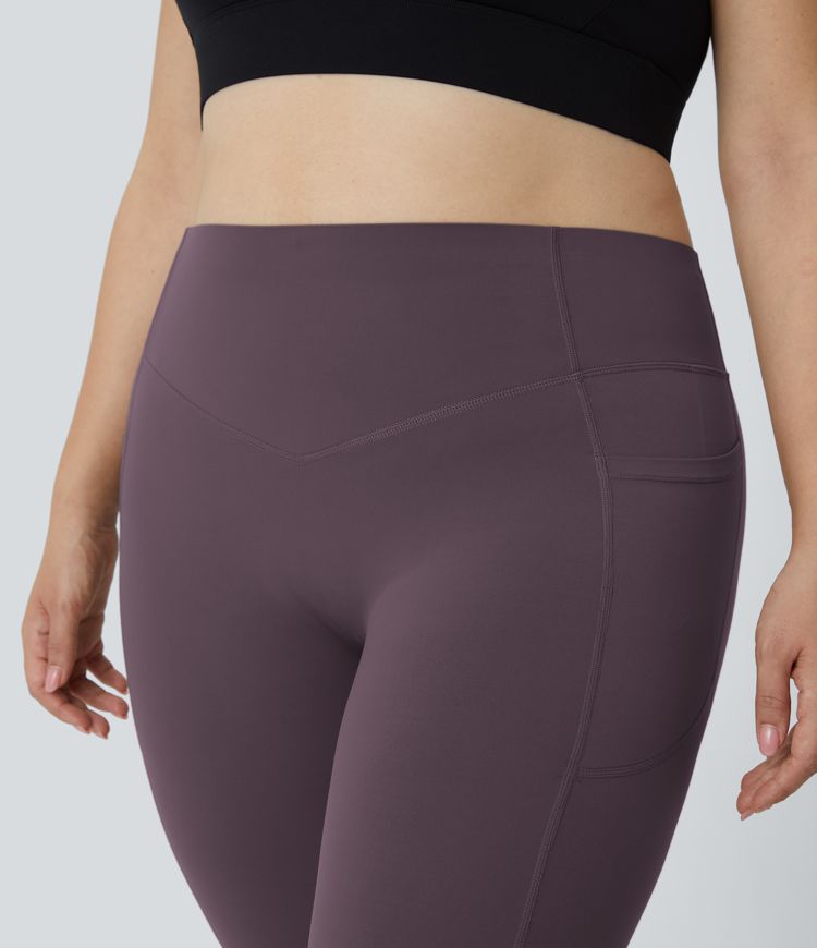Halara UltraSculpt™ High Waisted Scrunch Butt Lifting Tummy Control Pocket Shaping Training Plus Size Leggings