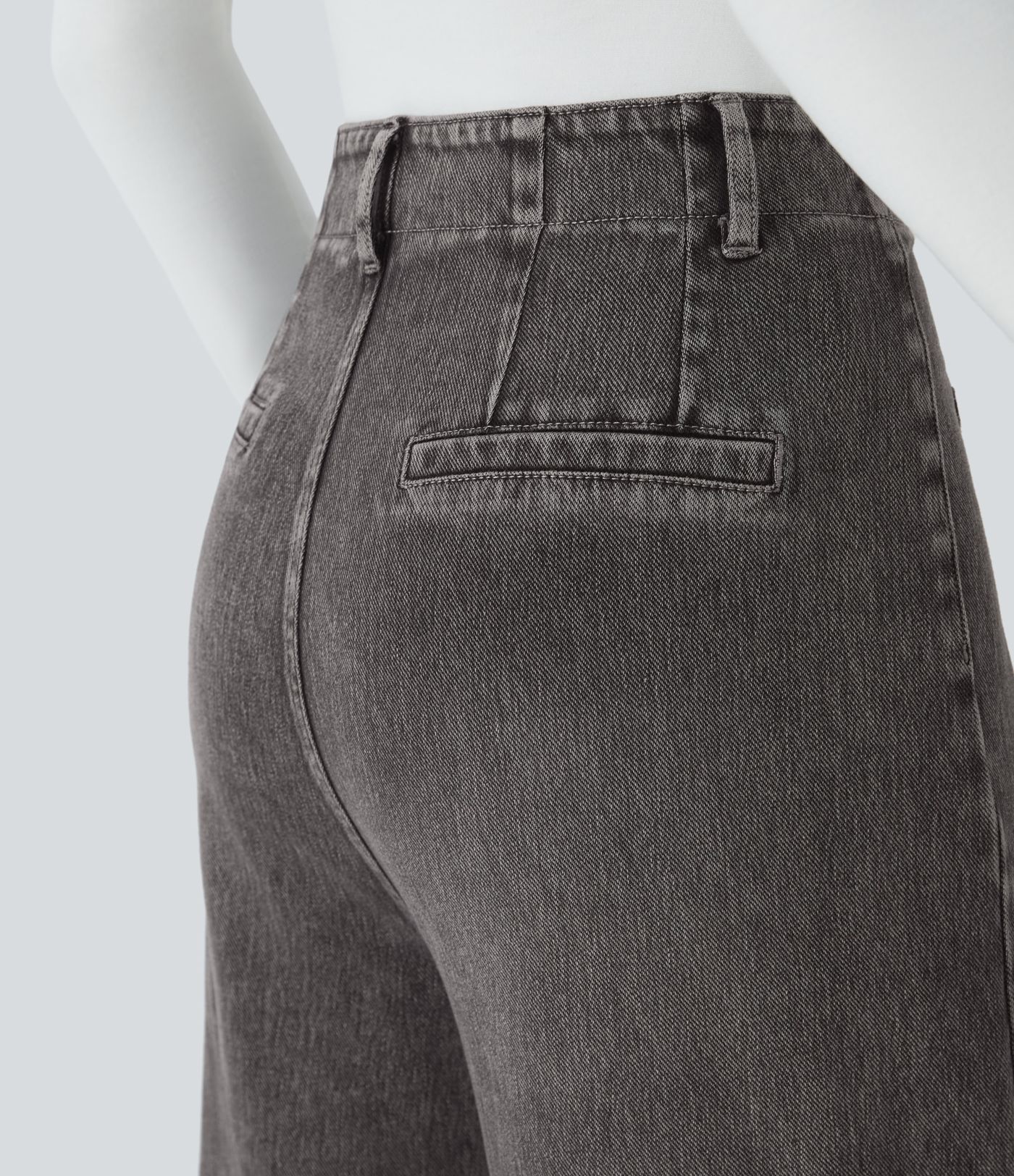 Halara Flex™ High Waisted Pockets Washed Casual Wide Leg Jeans