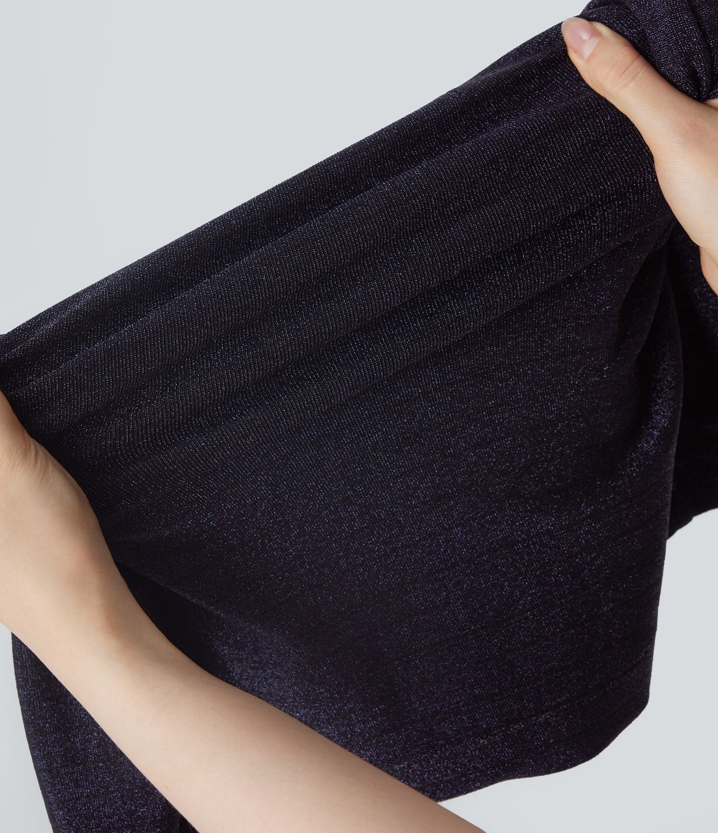 Minifalda casual ajustada de tiro alto con cremallera y bolsillos delanteros