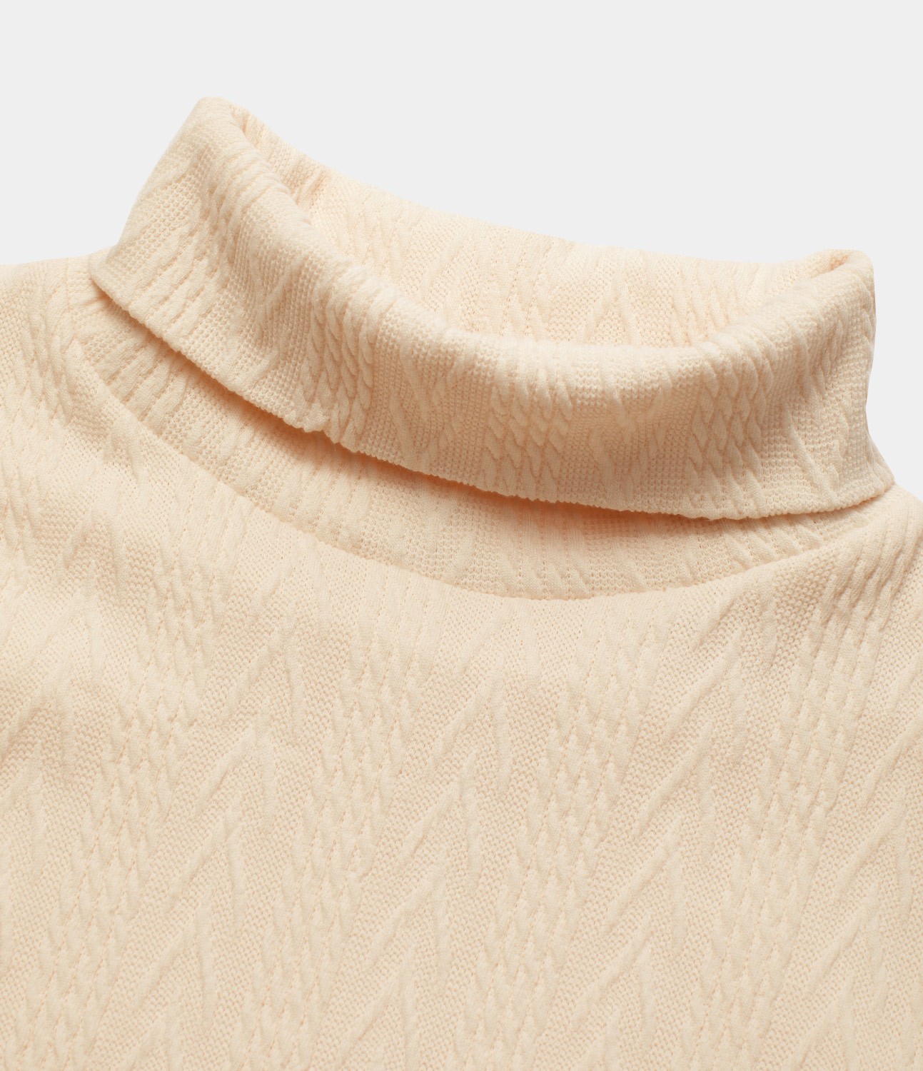 Figurbetontes Mini-Strickkleid mit hohem Ausschnitt und Schnürung