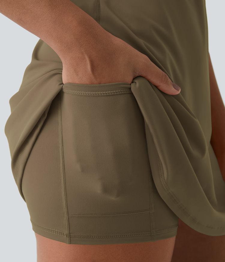 Softlyzero™ Plush Backless Active Dress-Easy Peezy Edition